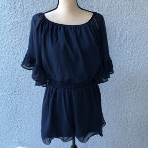 Endless Rose flutter sleeve romper